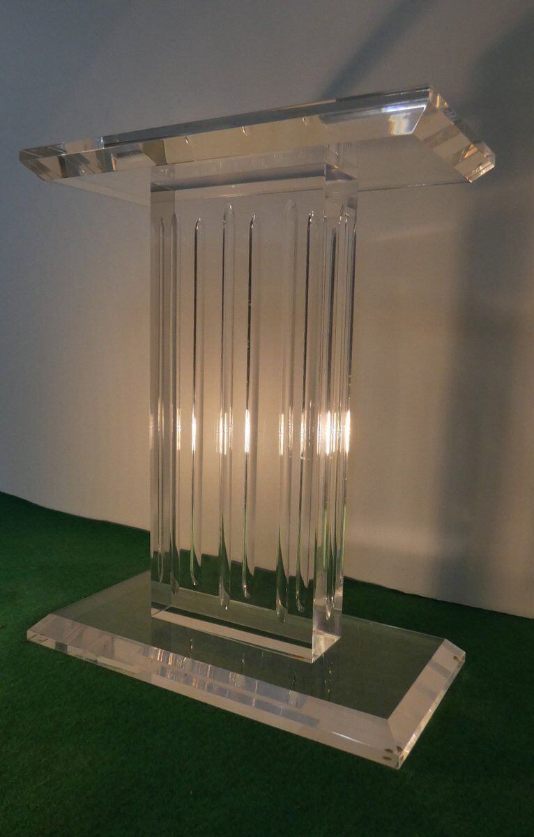 Vintage sculptural base for acrylic glass table, Italy, 2000s