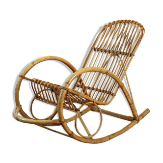 Rattan rocking chair