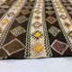 Vintage Turkish Kilim 222x190 cm wool kelim rug Beige, Brown, Black, Large