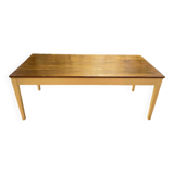 Table de ferme pieds fuseaux Doré - Or