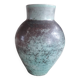 Vintage turquoise vase signed