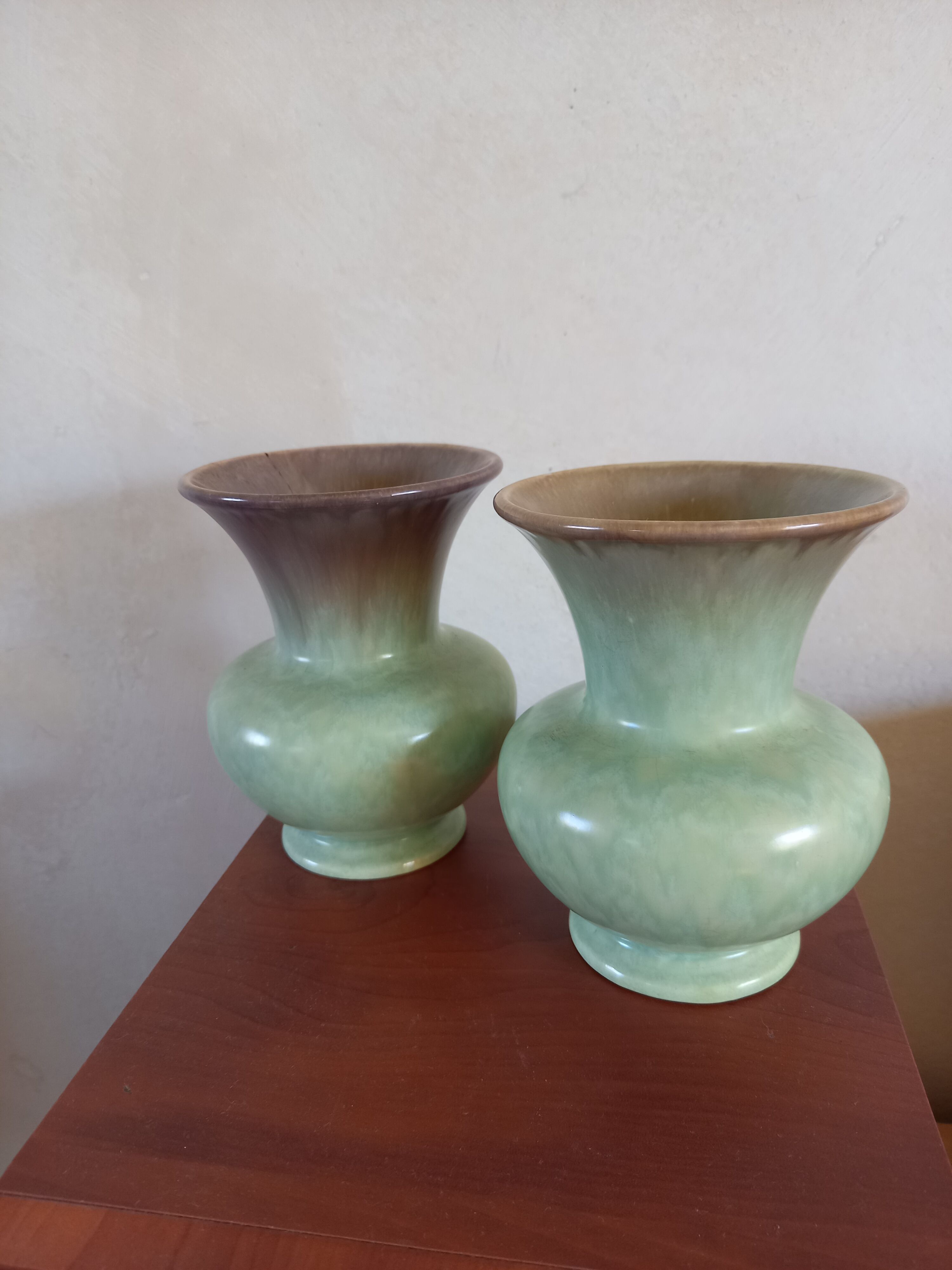 Pair of vintage German ceramic vases