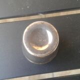 6 small silver glasses for brandy.