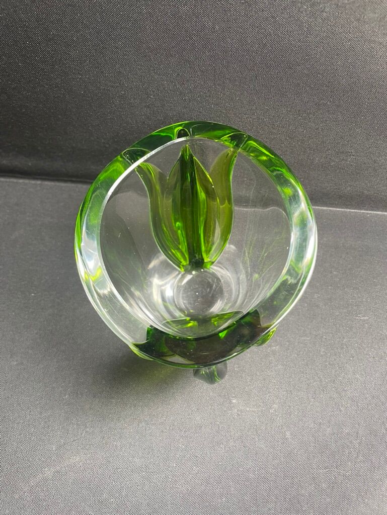 Vase Lalique – Model 2 Tulips - Lined crystal