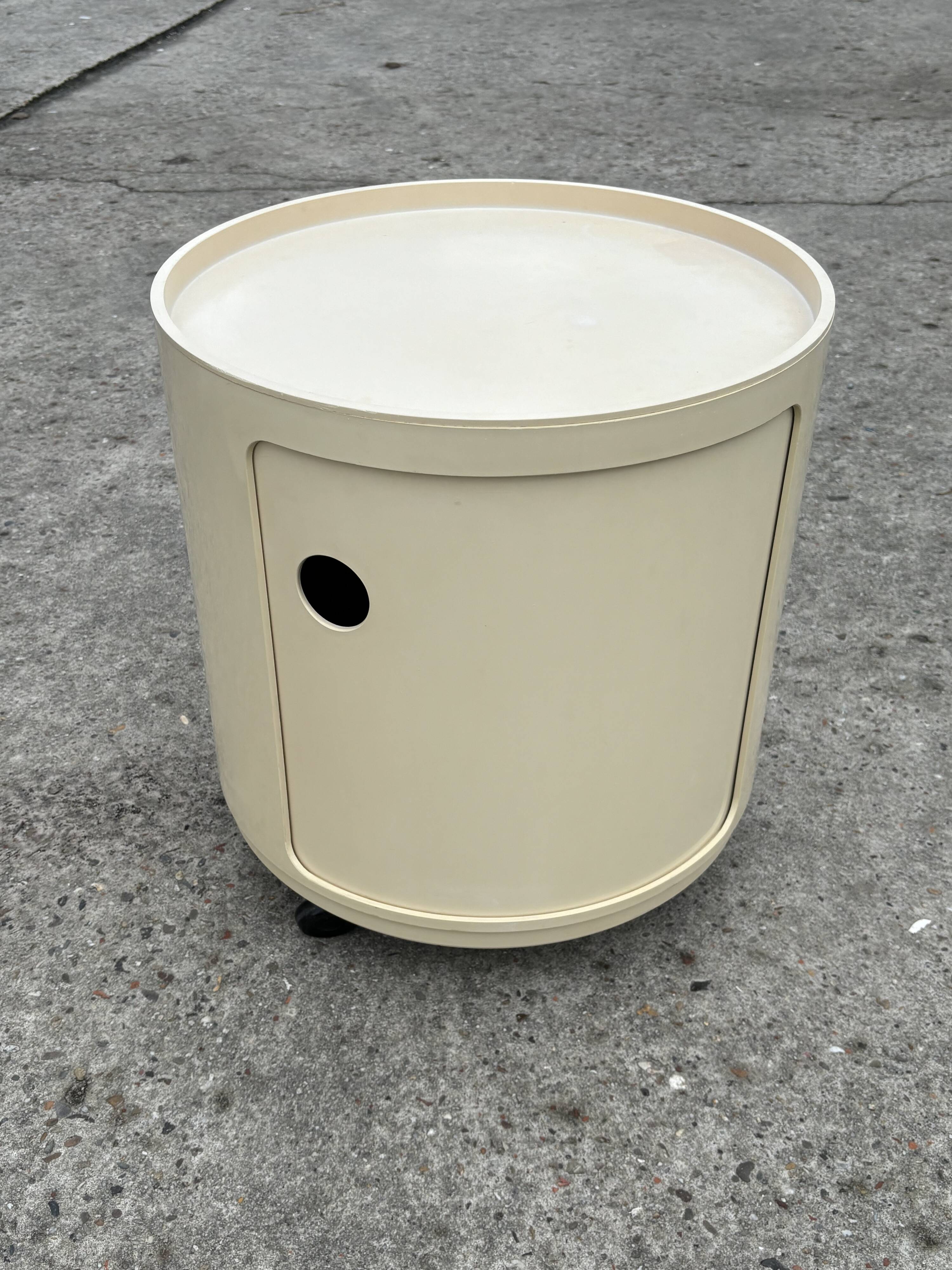Vintage Componibili bedside tables by Anna Castelli for Kartell set of two
