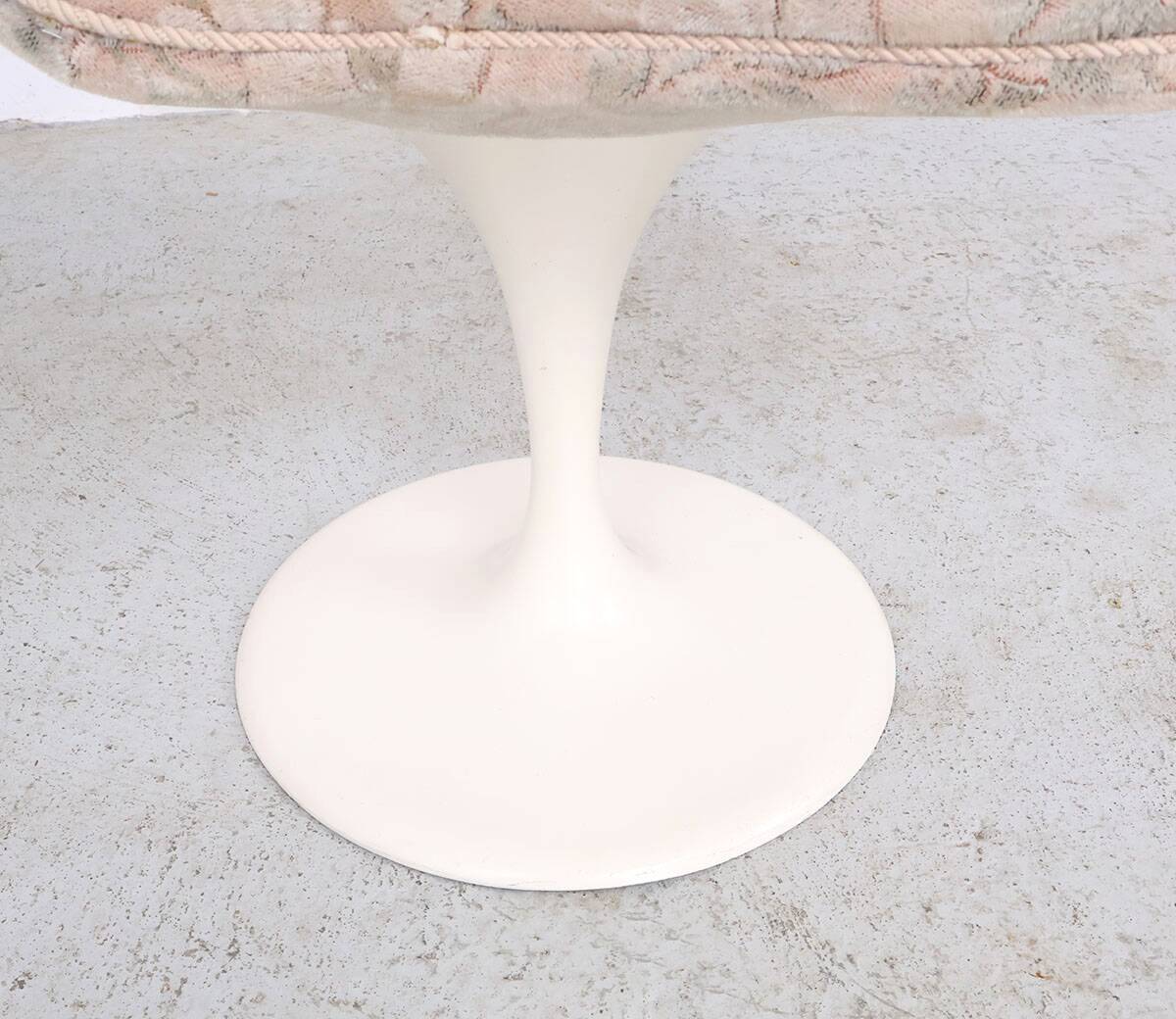 Set of 4 vintage velvet tulip swivel chairs, 1970s