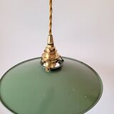 Workshop suspension in enamelled sheet metal