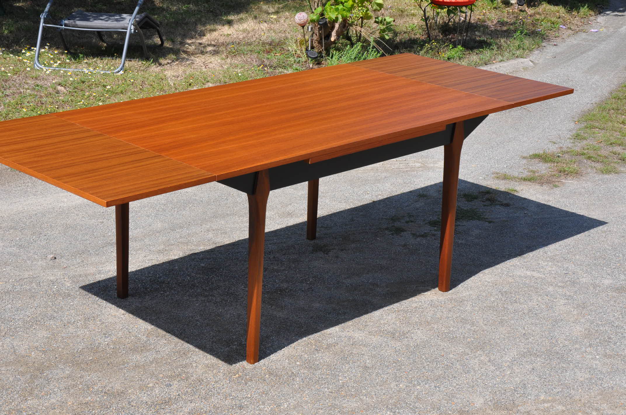 Scandinavian-style teak table
