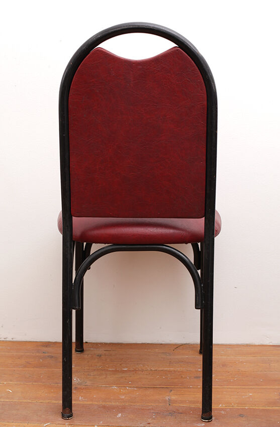 Red vintage bistro chair