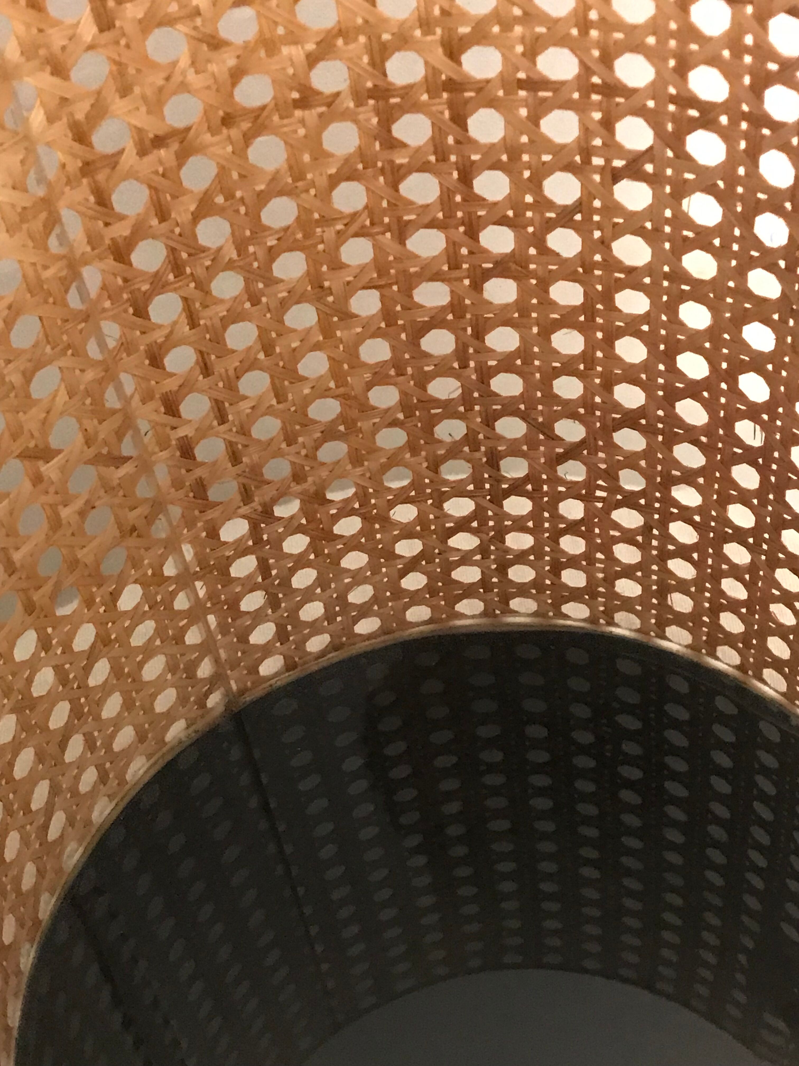 Lucite and brass magazine rack