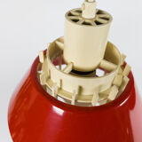 Lyskaer Belysning made in Denmark model 854 set of hanging lamps plastic mid century