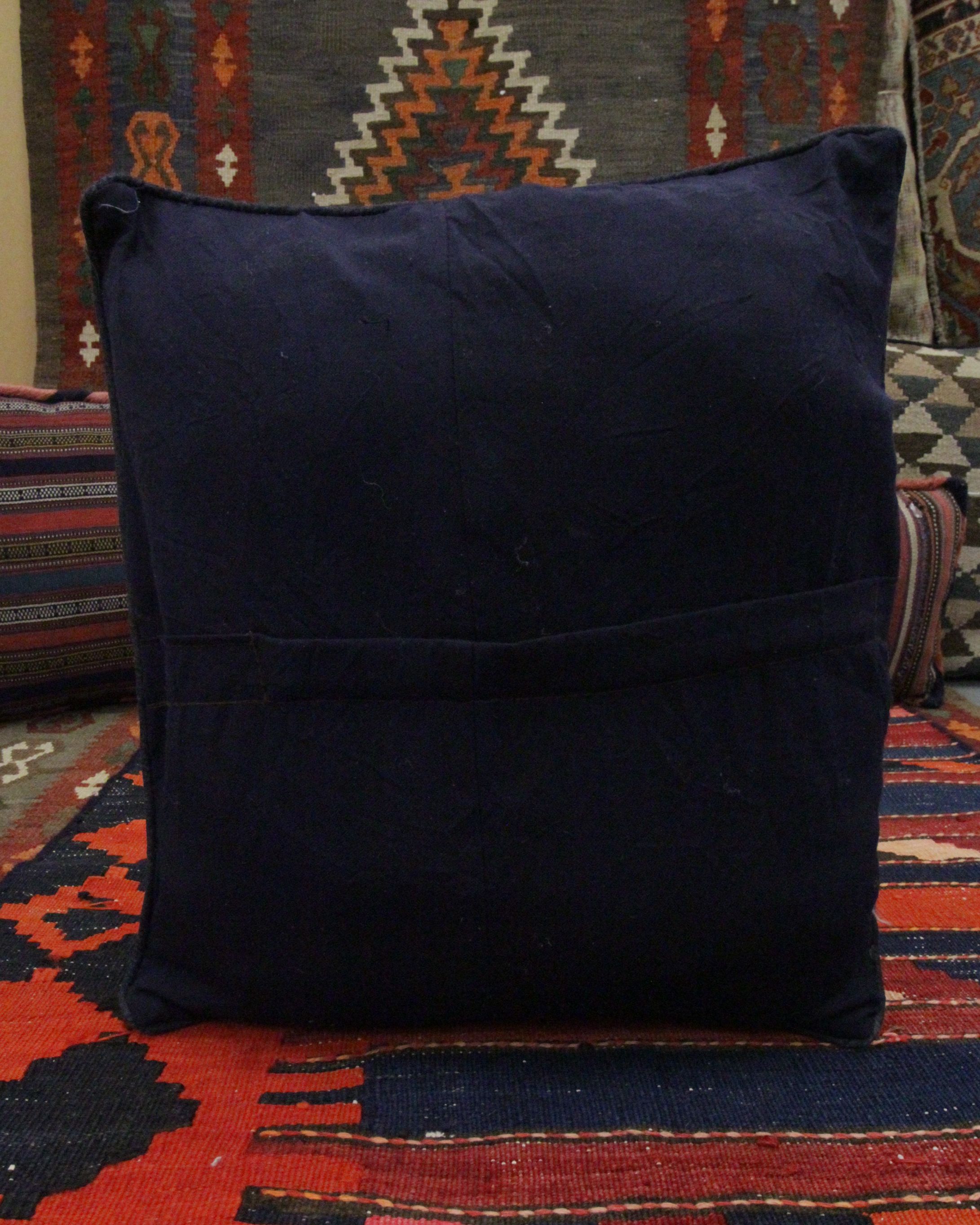 Handwoven Traditional Wool Brown Cushion Cover 45x45cm