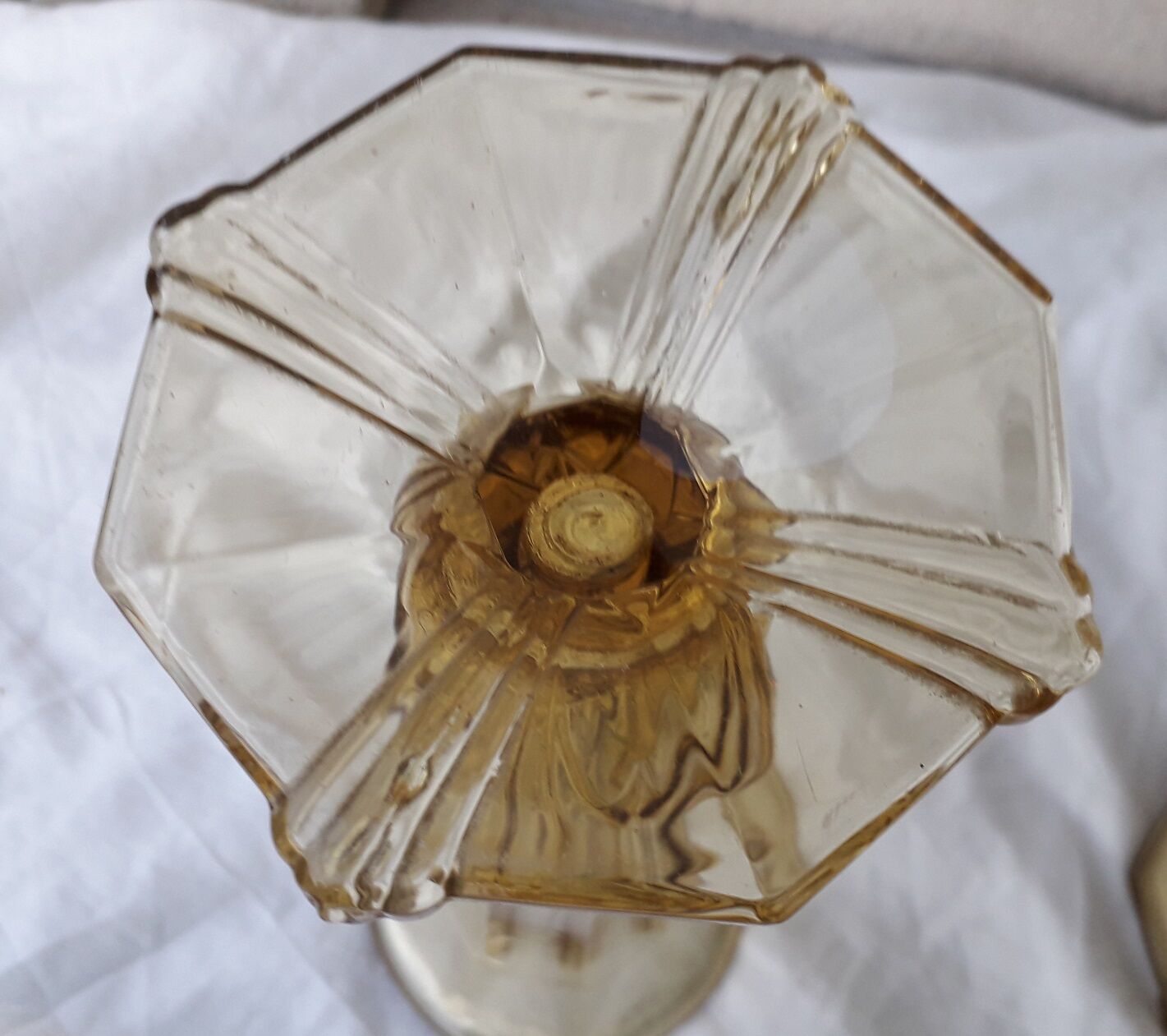 Paire de vases verre