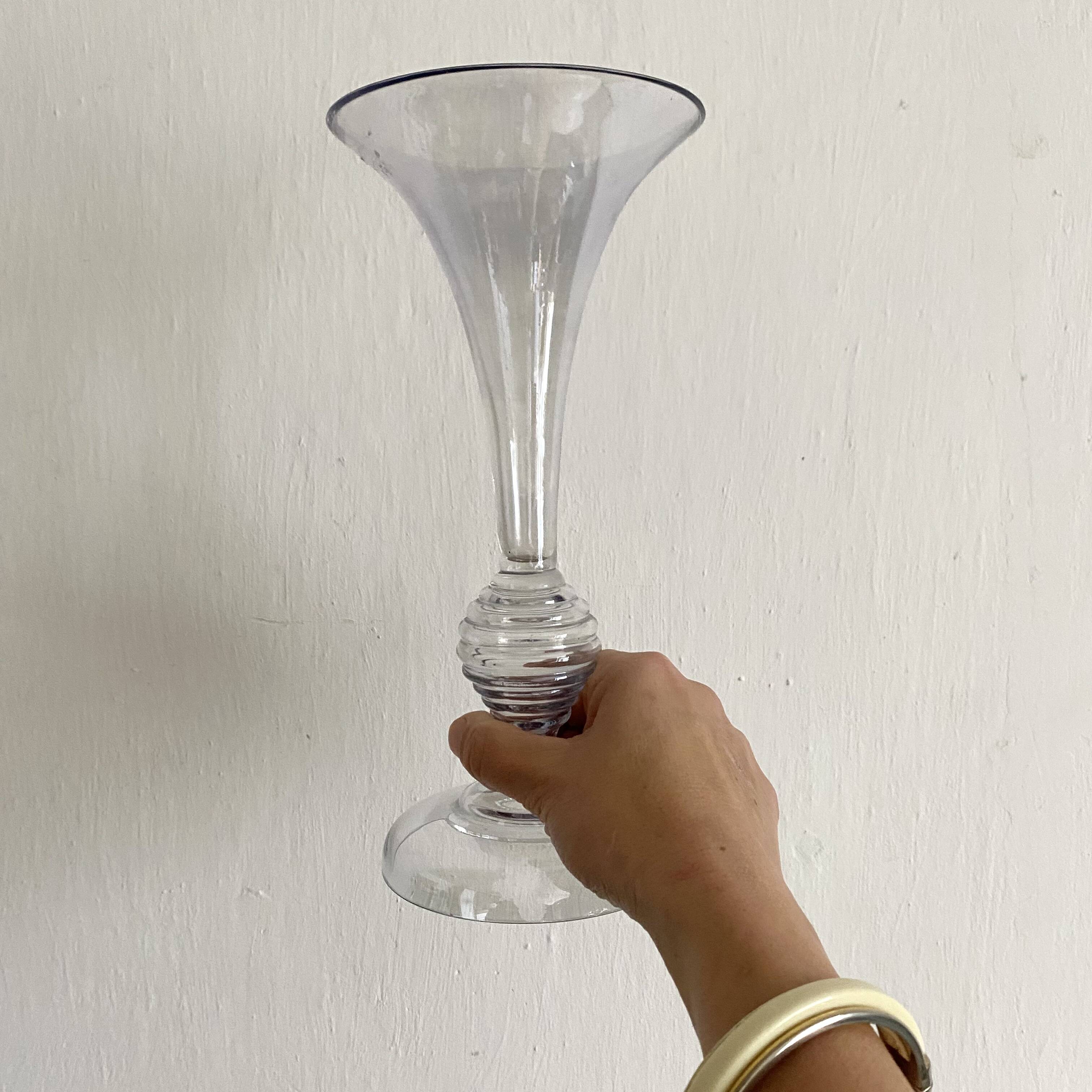 Antique cornet vase 26 cm