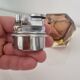 Sommerso Murano set: ashtray + table lighter