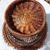 Vintage wicker basket 23 cm
