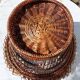 Corbeille vintage osier 23 cm