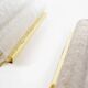 Pair of wall lamps in brass and glass by Doria Leuchten