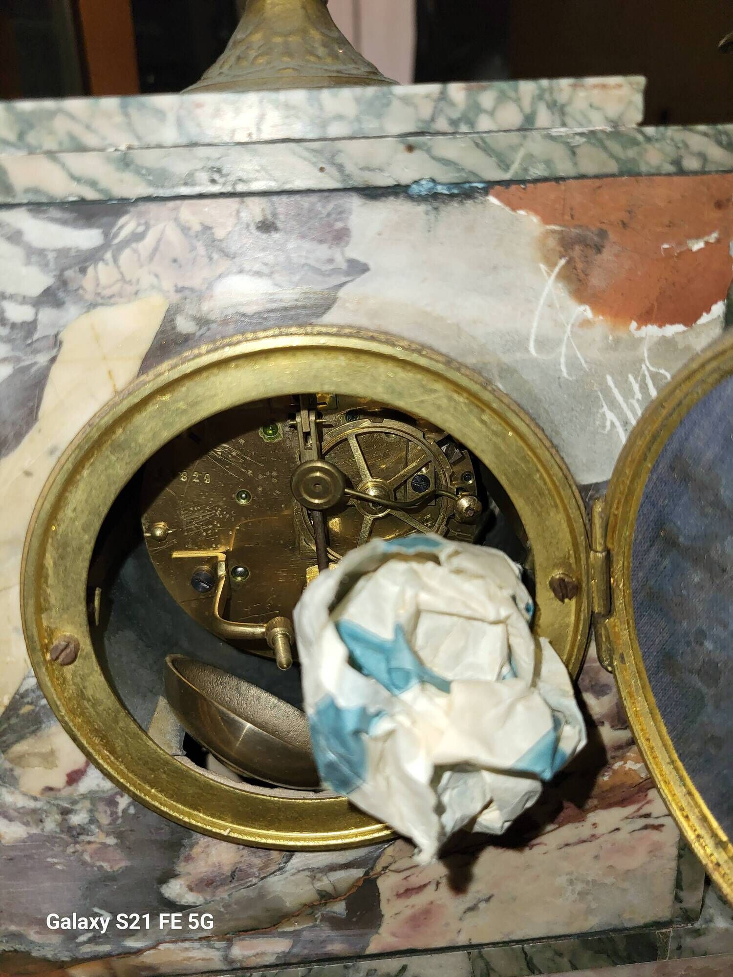 Marble fireplace surround