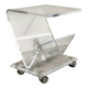 Vintage Lucite magazine cart, 1980s