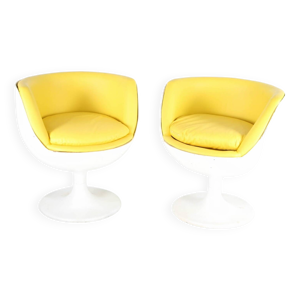 Paire de fauteuils Space