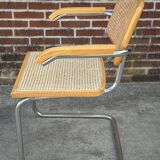 Cesca chair B64 with armrests by Marcel Breuer Design
