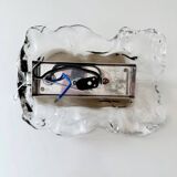 Ice Glass Wall Lights by J.T. Kalmar – Vintage Wall Lamps from the 1960s