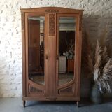 Art deco oak cabinet