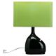 Black ceramic desk lamp by Magnus Eleback, Sweden, 1978