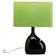 Black ceramic desk lamp by Magnus Eleback, Sweden, 1978