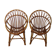 Fauteuils en rotin pour enfants, années 80