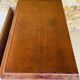 Vintage walnut chest of drawers, splayed legs, circa 1950s.