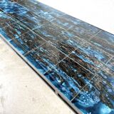 Metal and ceramic coffee table by J. Belarti, circa 1970