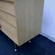 Midcentury sideboard with brass legs