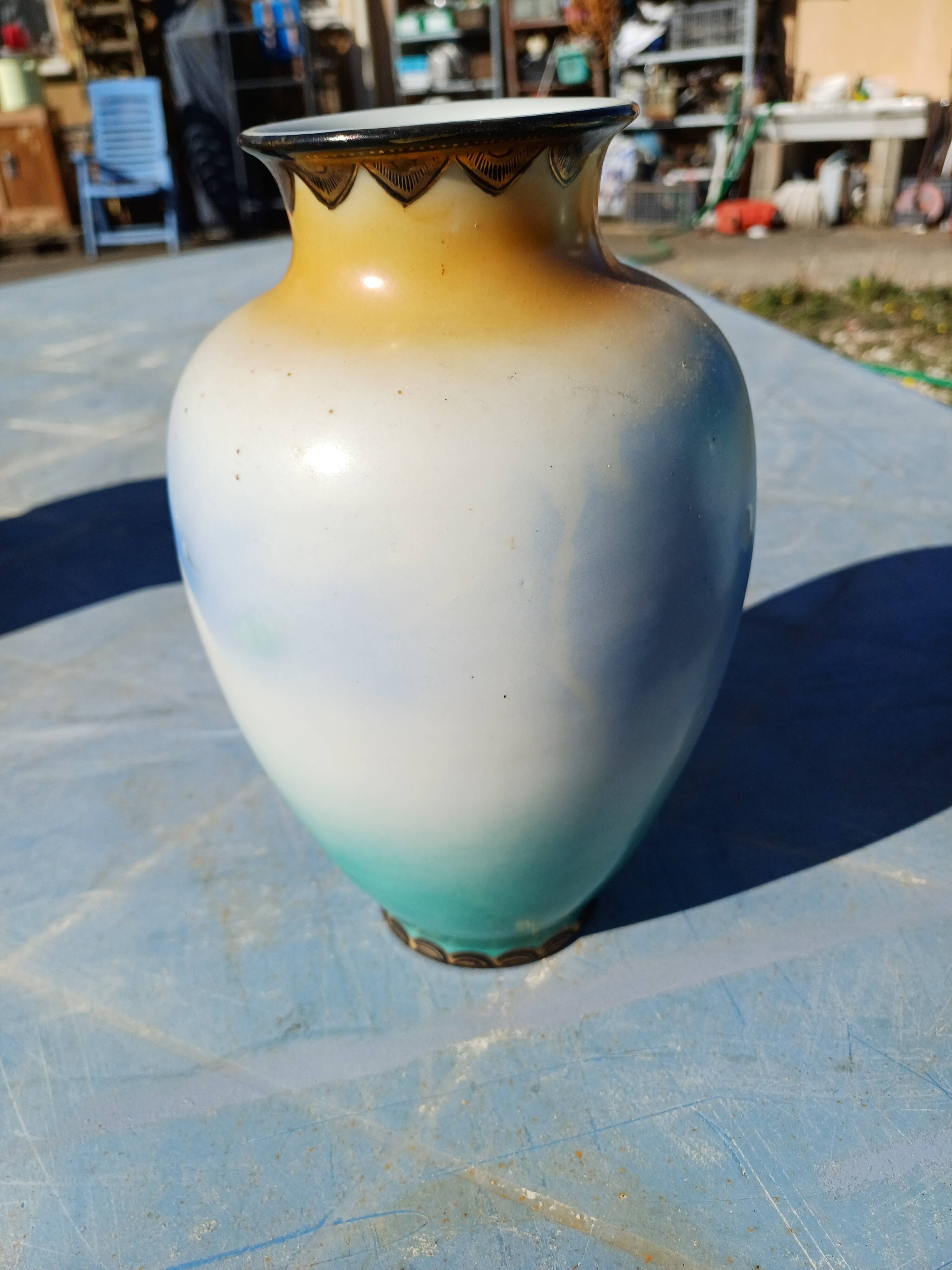 Paire de vases japonisants
