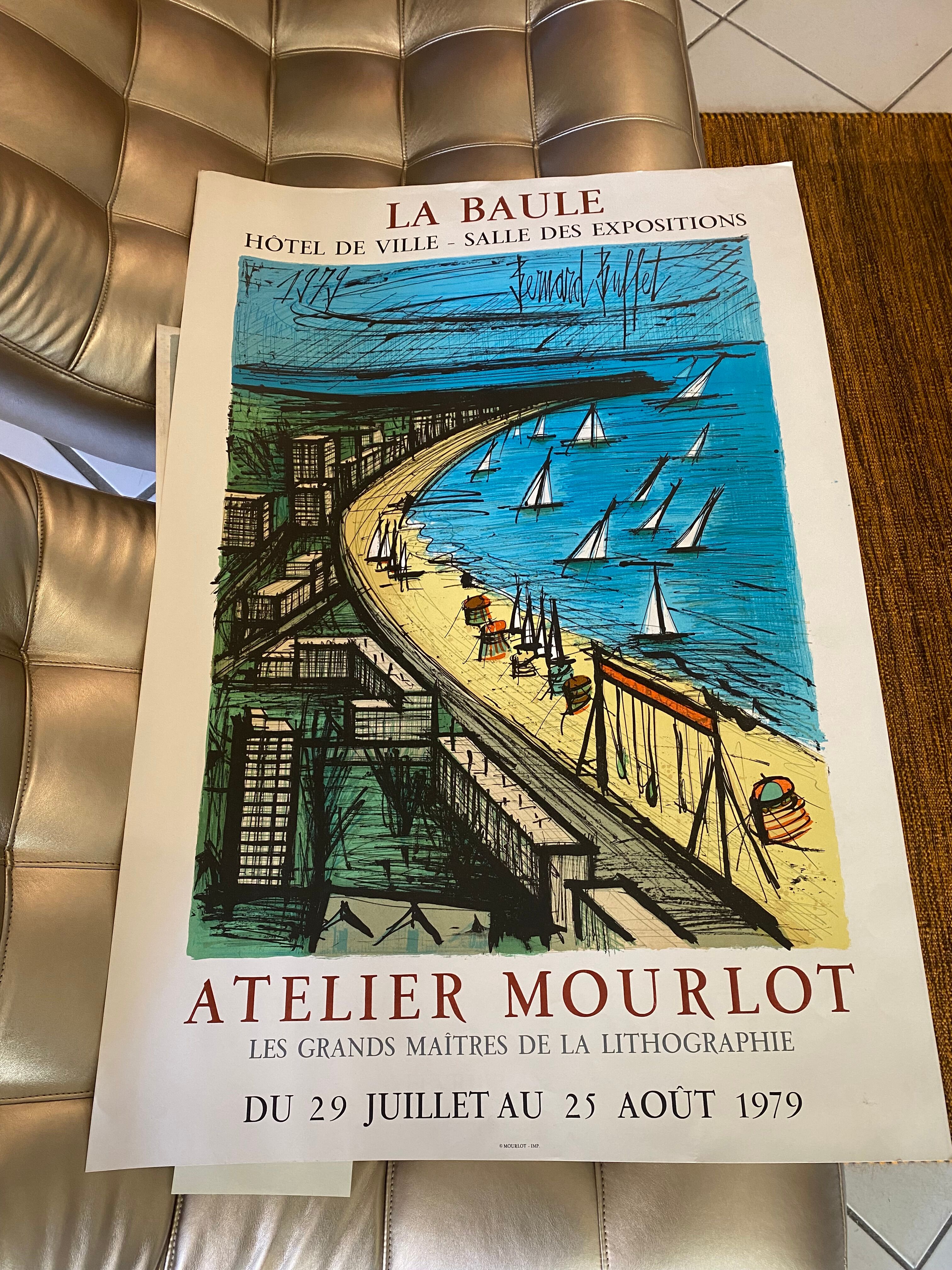 Poster Bernard Buffet La Baule in perfect condition