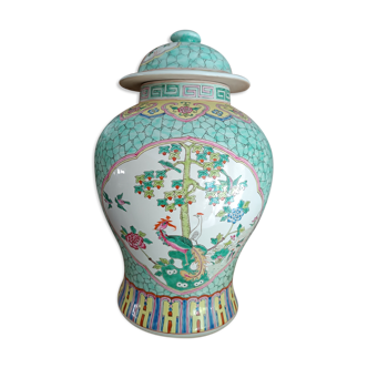 Vase chinois famille rose