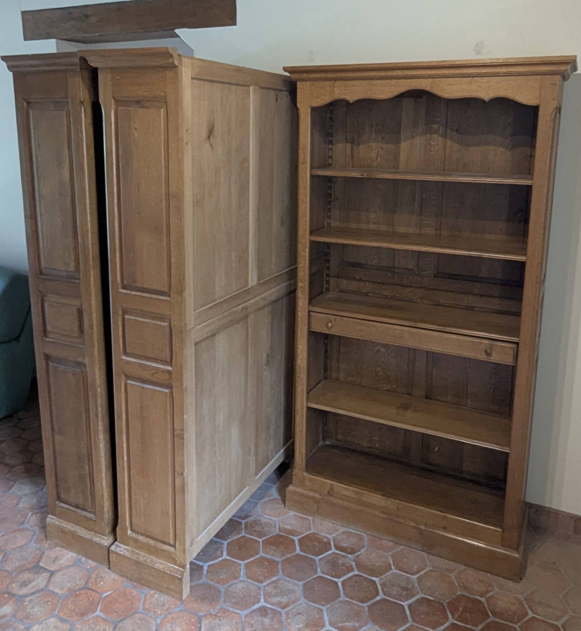 Solid Oak Bookcase Shelf