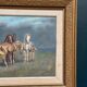 Original Swedish Oil on Canvas – “Horses” – Signed – Vintage & Framed – 59.5 × 49.5 cm