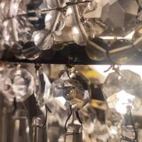 Classic crystal sconces. France, 1950s