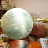 Pair of vintage brass candle holders by ivar alenius-bjork for ystad metal sweden 1939