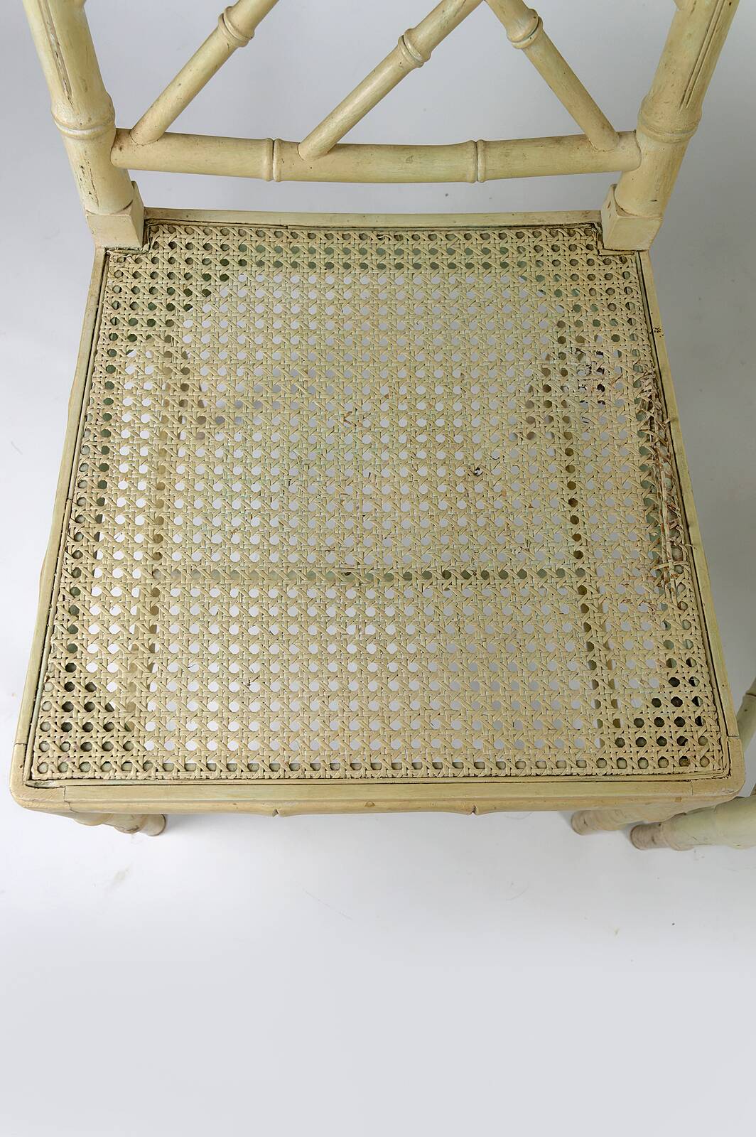 Set of 3 Japanese-style chairs, France, circa 1900