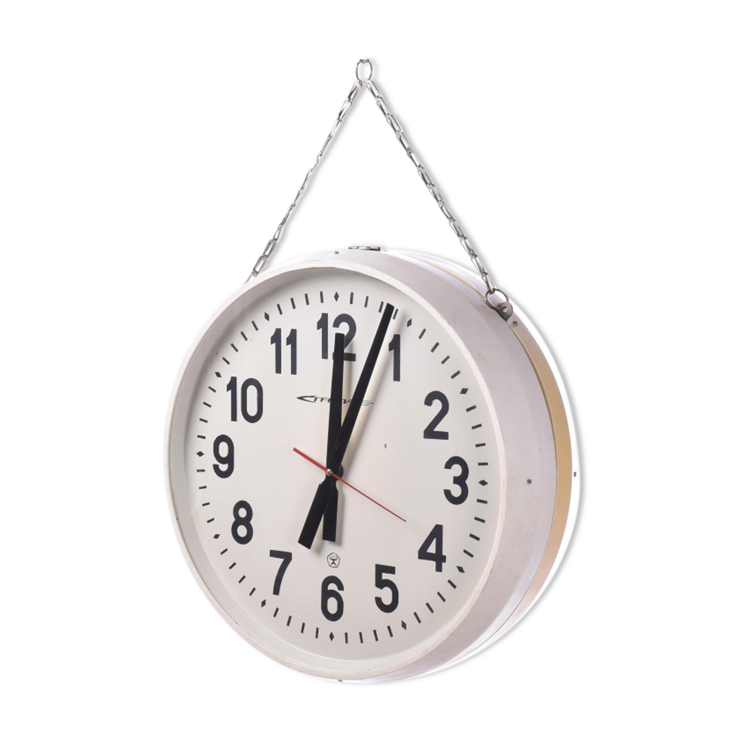 Double vintage station clock