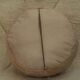 Moroccan pouf in natural leather