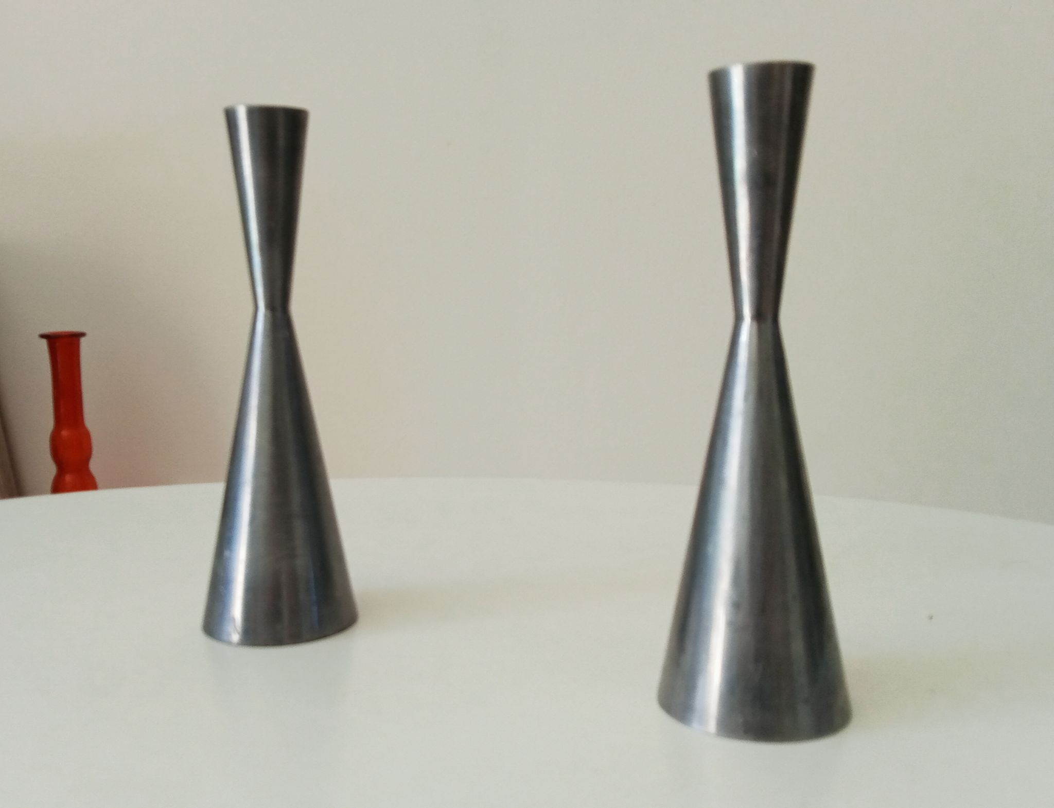 Pair of vintage Scandinavian candle holders Ikea Erika Pekkari