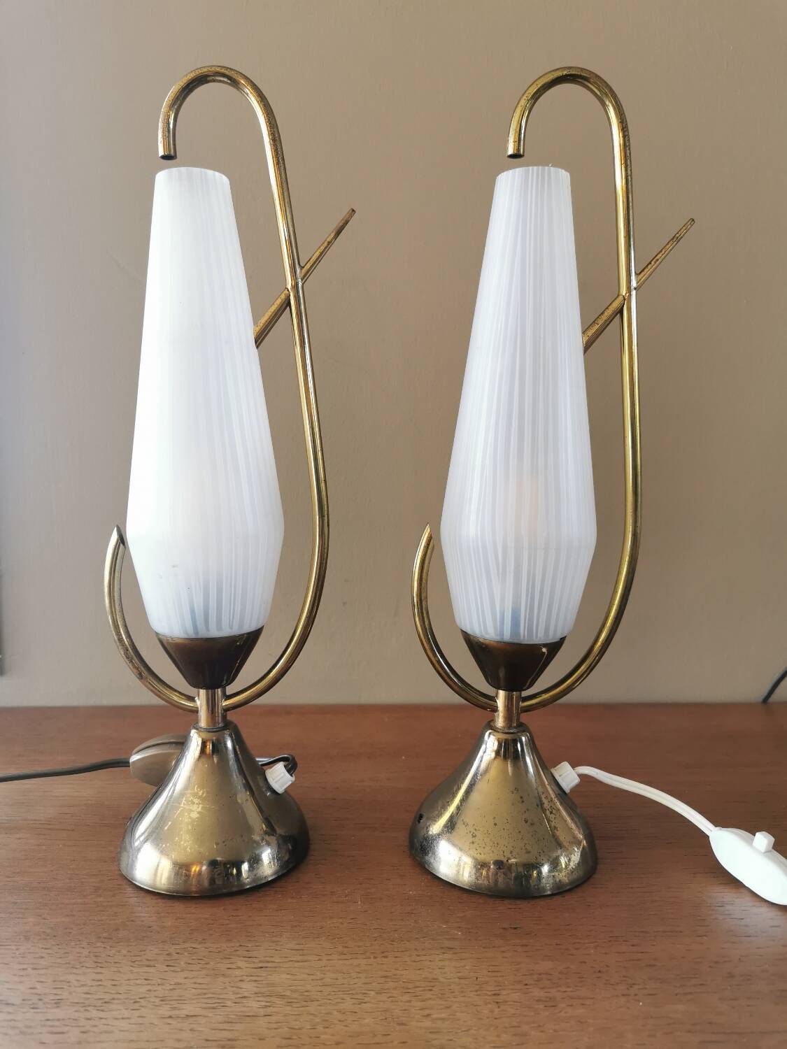 Pair of vintage Arlus lamps