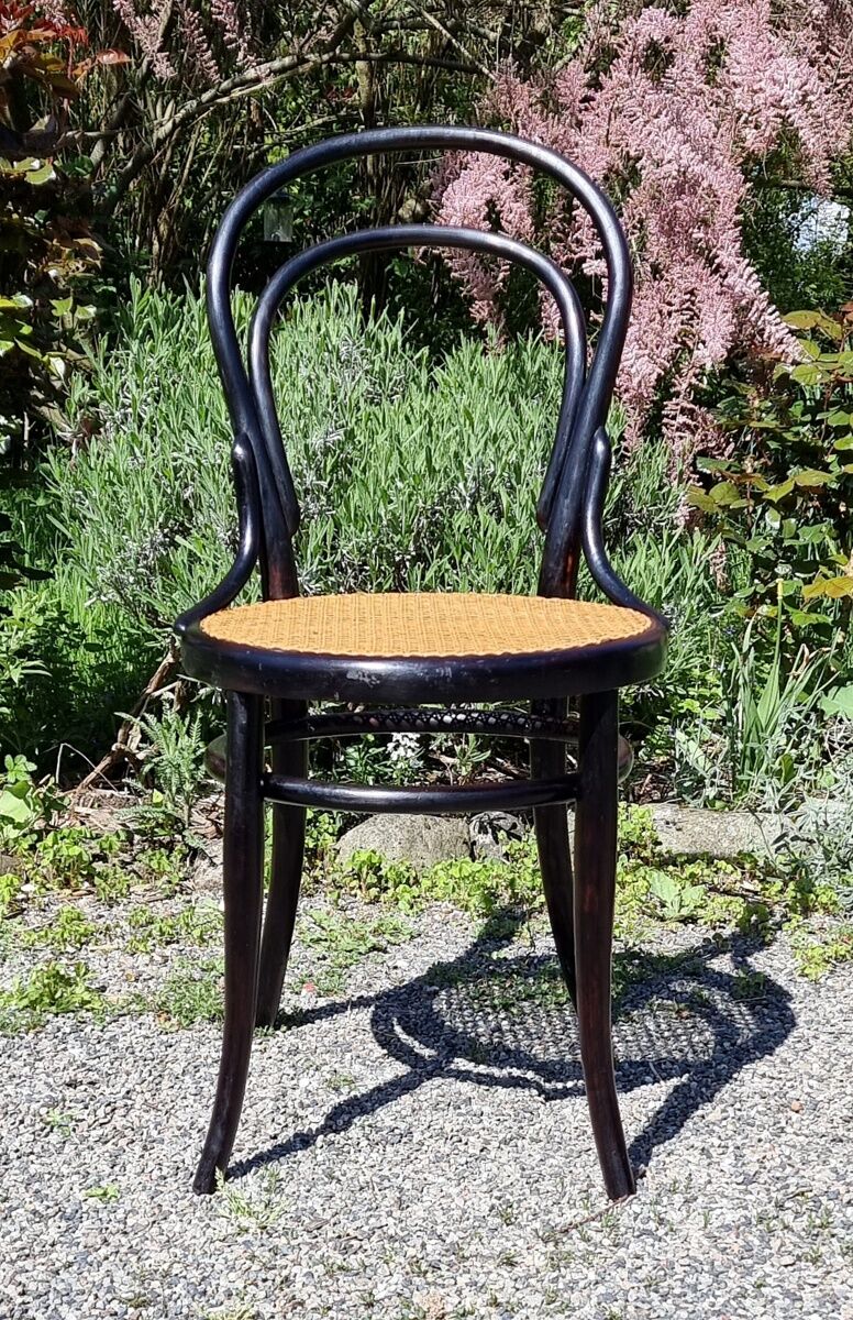 Bistro chair n°14 Veuve Lebrun from 1895 ca