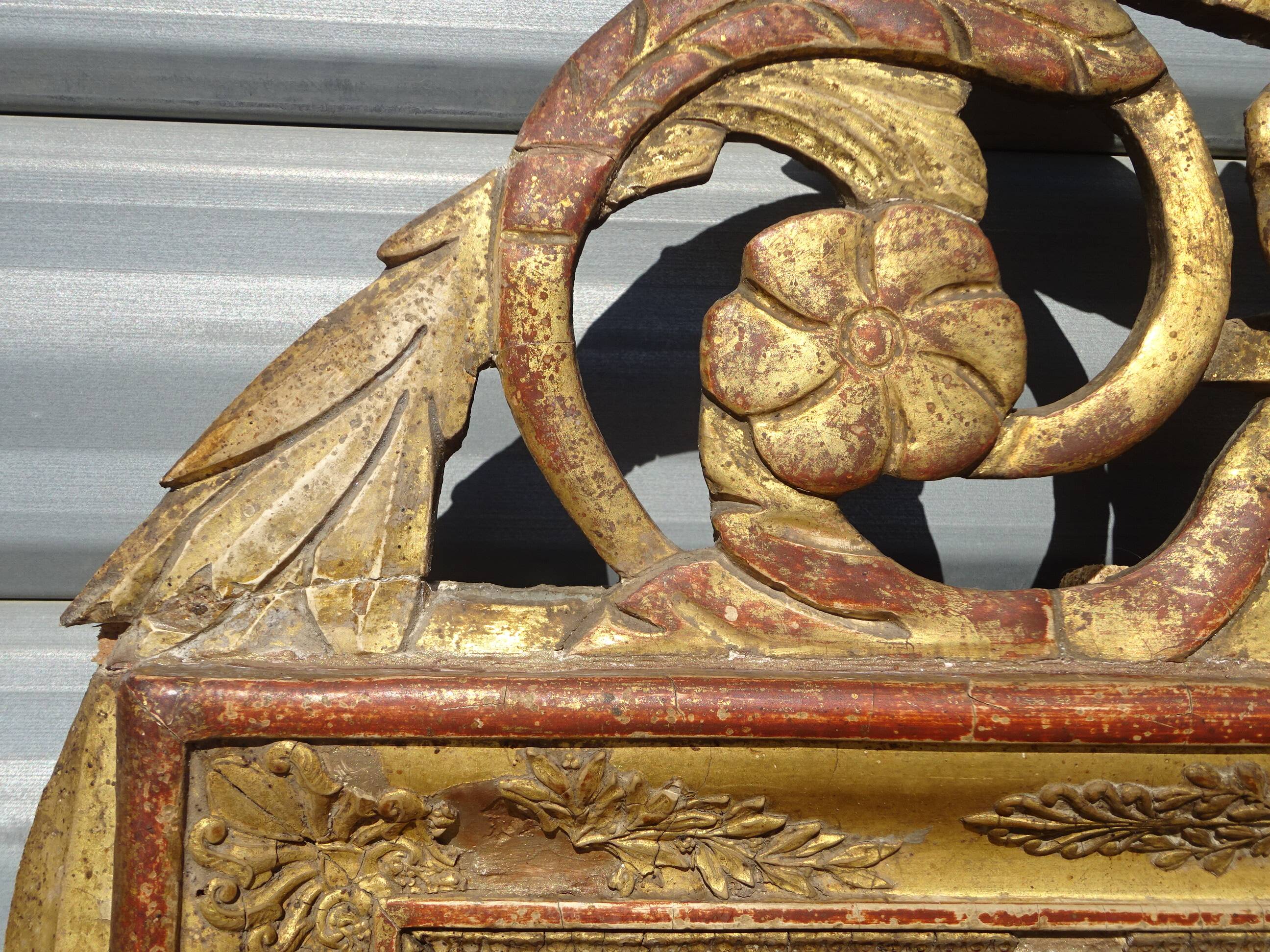 Very old Louis XVI style mirror.