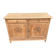 Louis XVI buffet renovated in solid oak from the 19th century, 140cm.