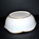 Antique Sèvres porcelain salad bowl with hand-painted gold arabesque decoration